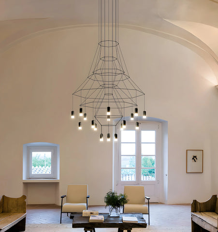 Wireflow Chandelier
