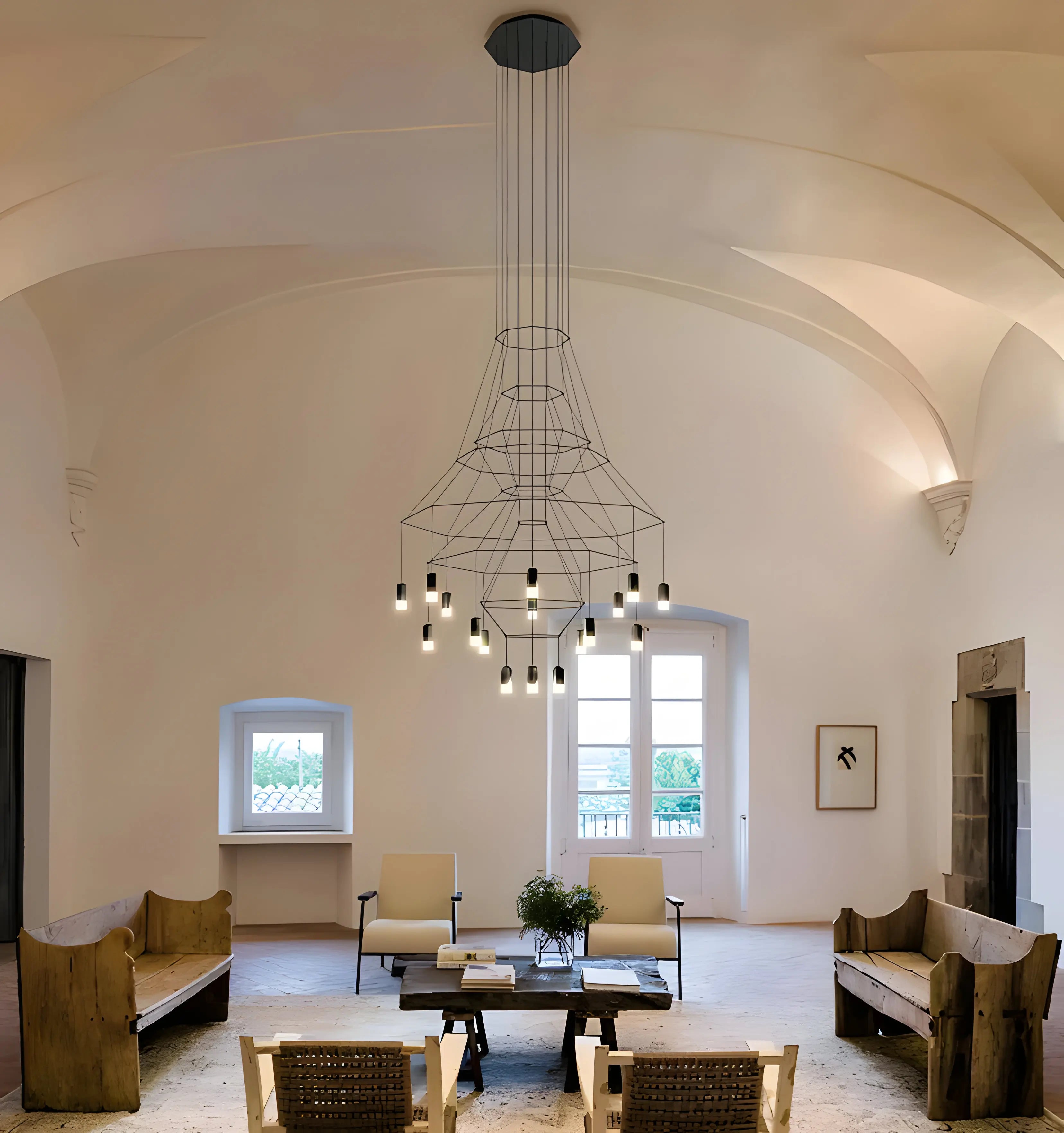 Wireflow Chandelier