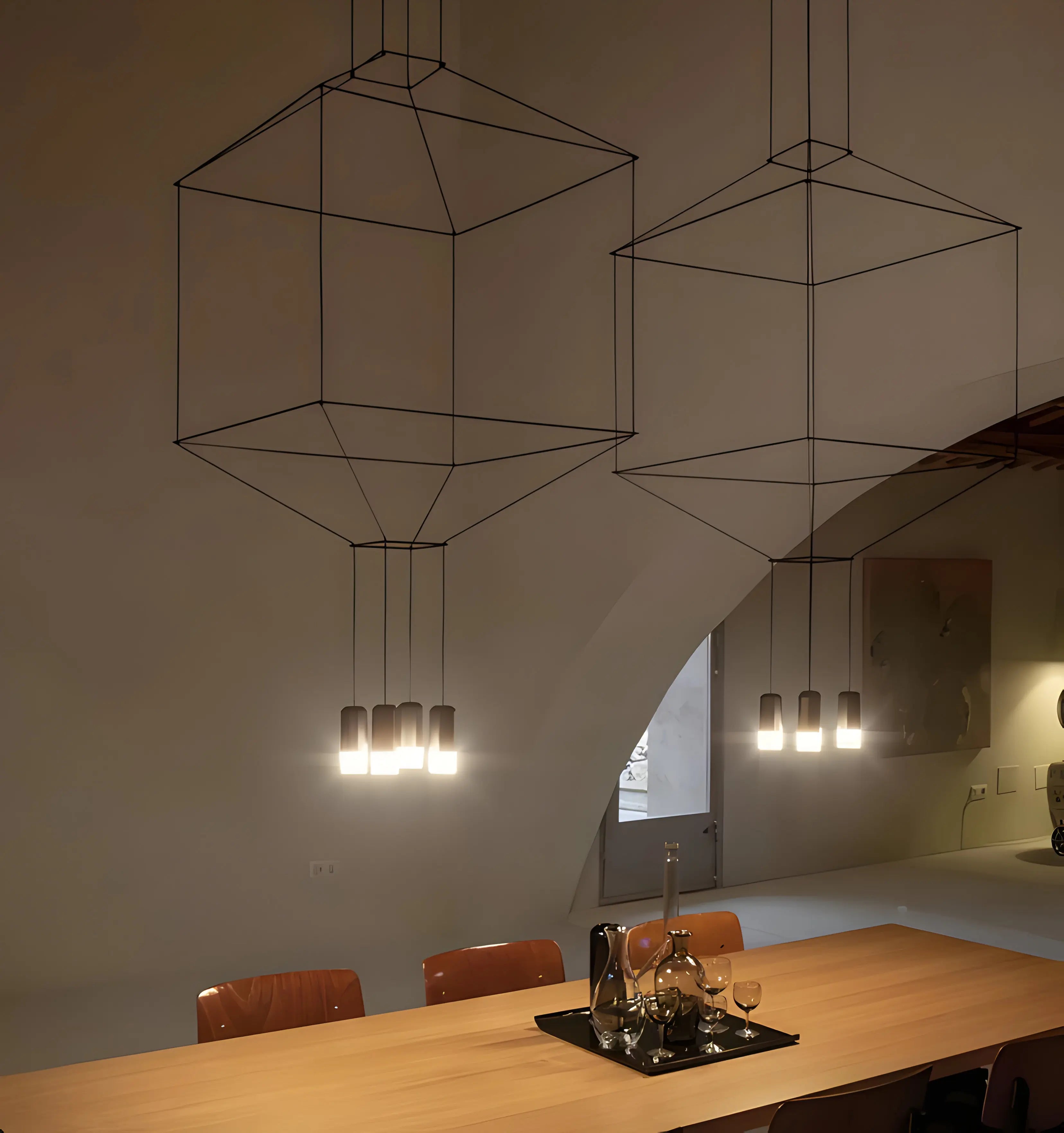 Wireflow Chandelier