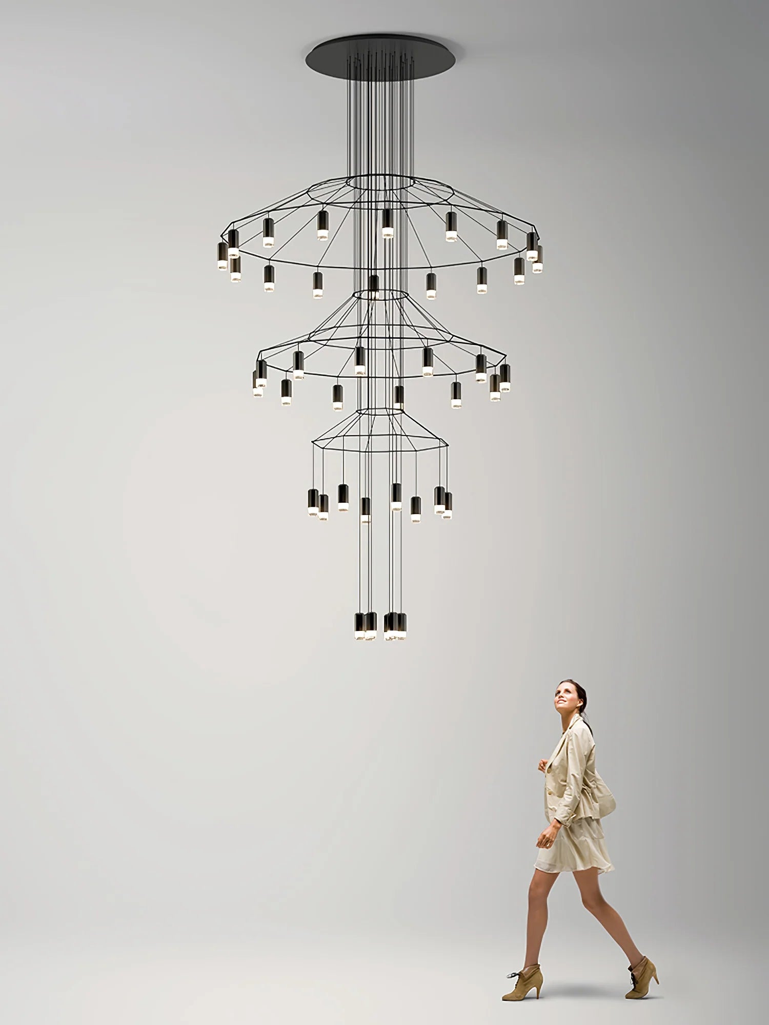 Wireflow Chandelier