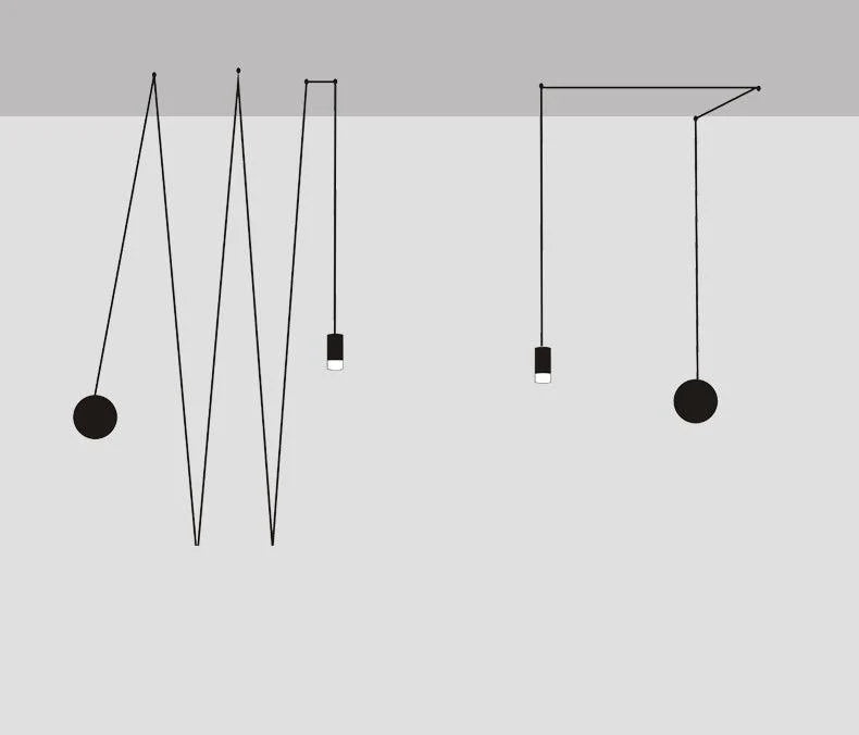 Wireflow Free-Form Pendant lamp