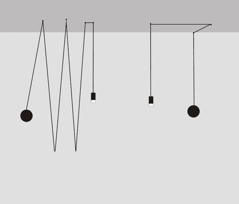 Wireflow Free-Form Pendant lamp