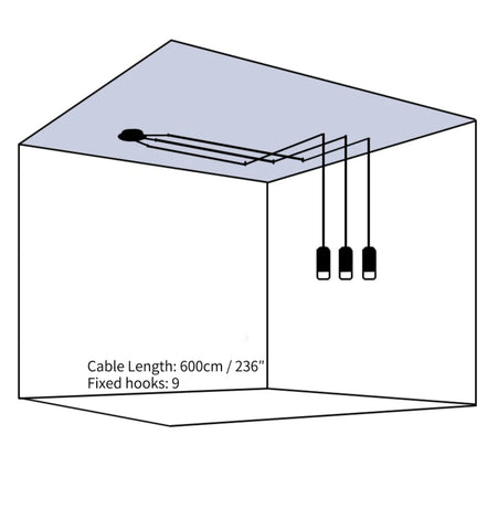 Wireflow Free-Form Pendant lamp