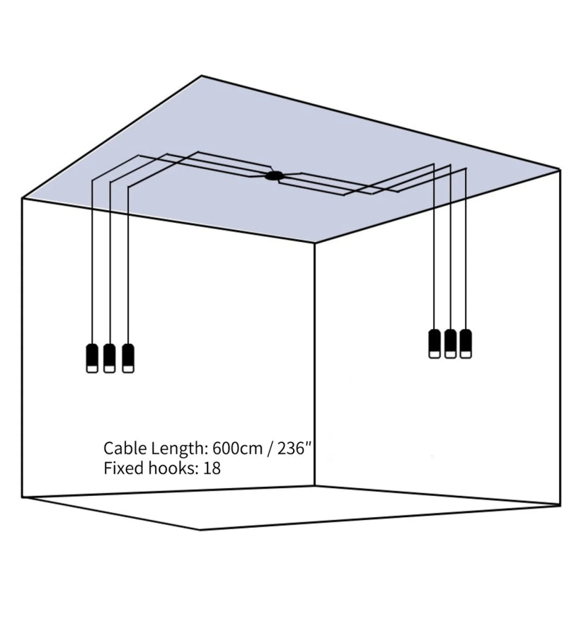 Wireflow Free-Form Pendant lamp