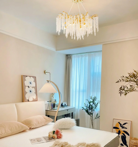 Wisteria Flower Crystal Chandelier