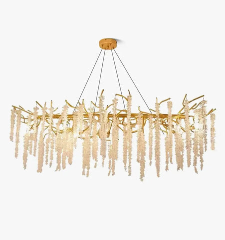 Wisteria Flower Crystal Chandelier