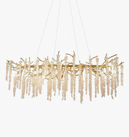 Wisteria Flower Crystal Chandelier