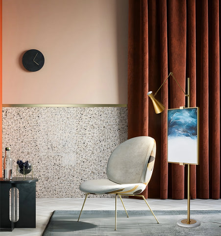 WITH FRAME SUPPORT FLOOR LAMP