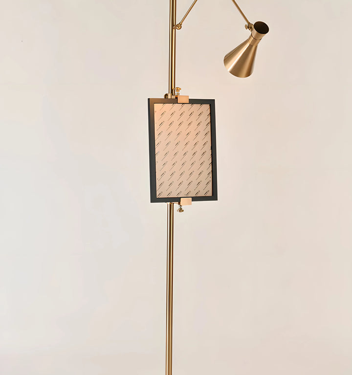 WITH FRAME SUPPORT FLOOR LAMP