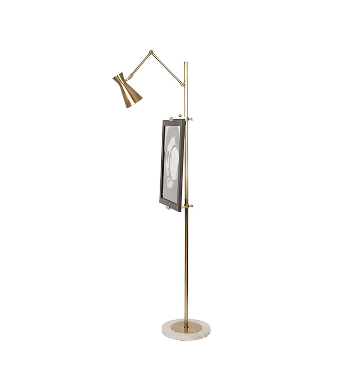 WITH FRAME SUPPORT FLOOR LAMP