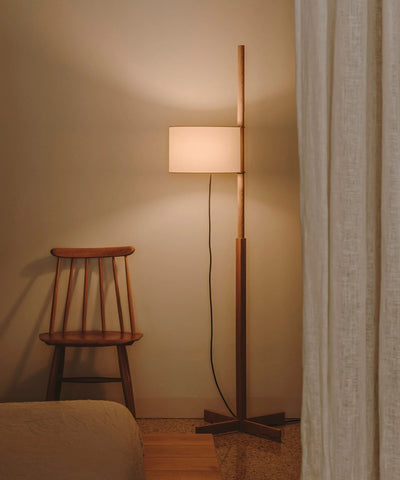Wood Tmm Floor Lamp