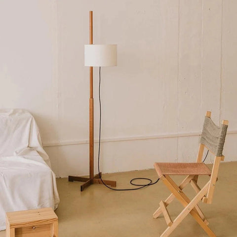 Wood Tmm Floor Lamp