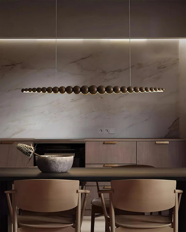 Woodline Orb Chandelier - Yiarolight