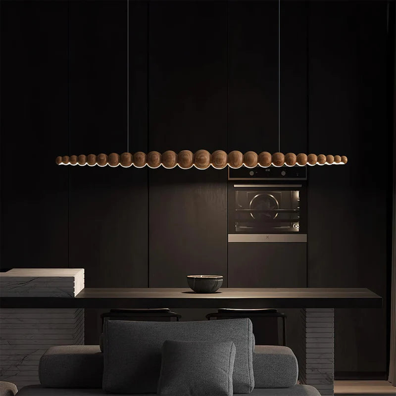 Woodline Orb Chandelier - Yiarolight