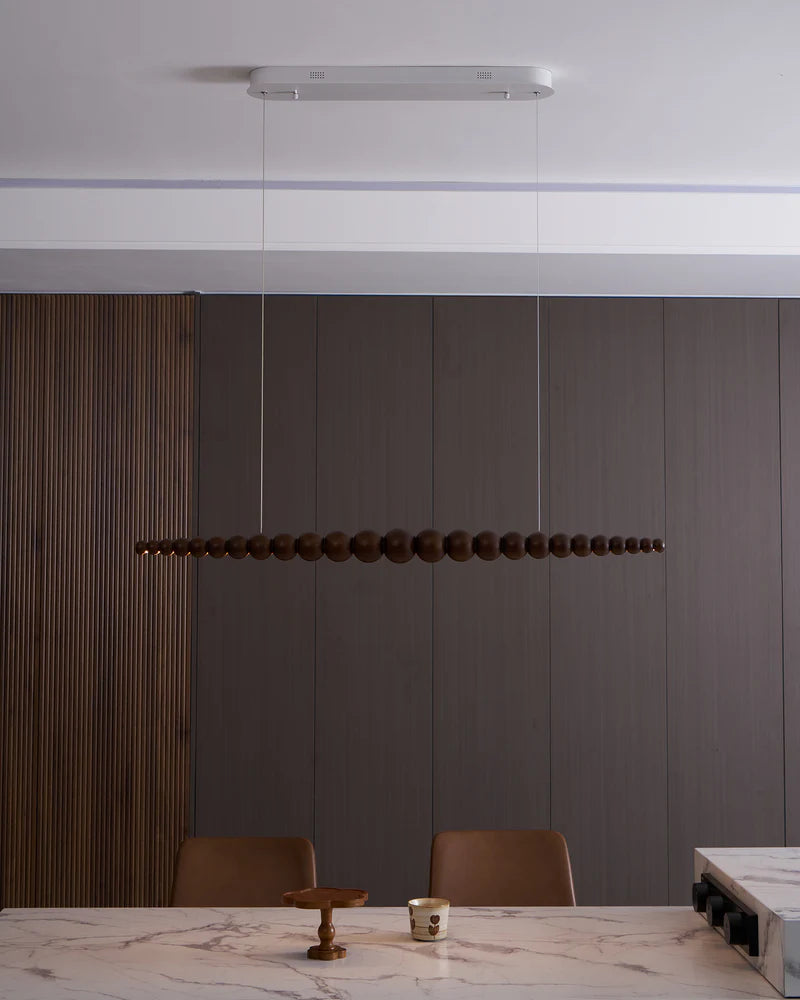 Woodline Orb Chandelier - Yiarolight