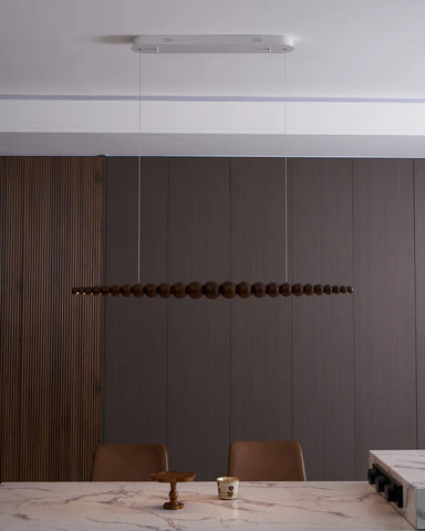 Woodline Orb Chandelier - Yiarolight