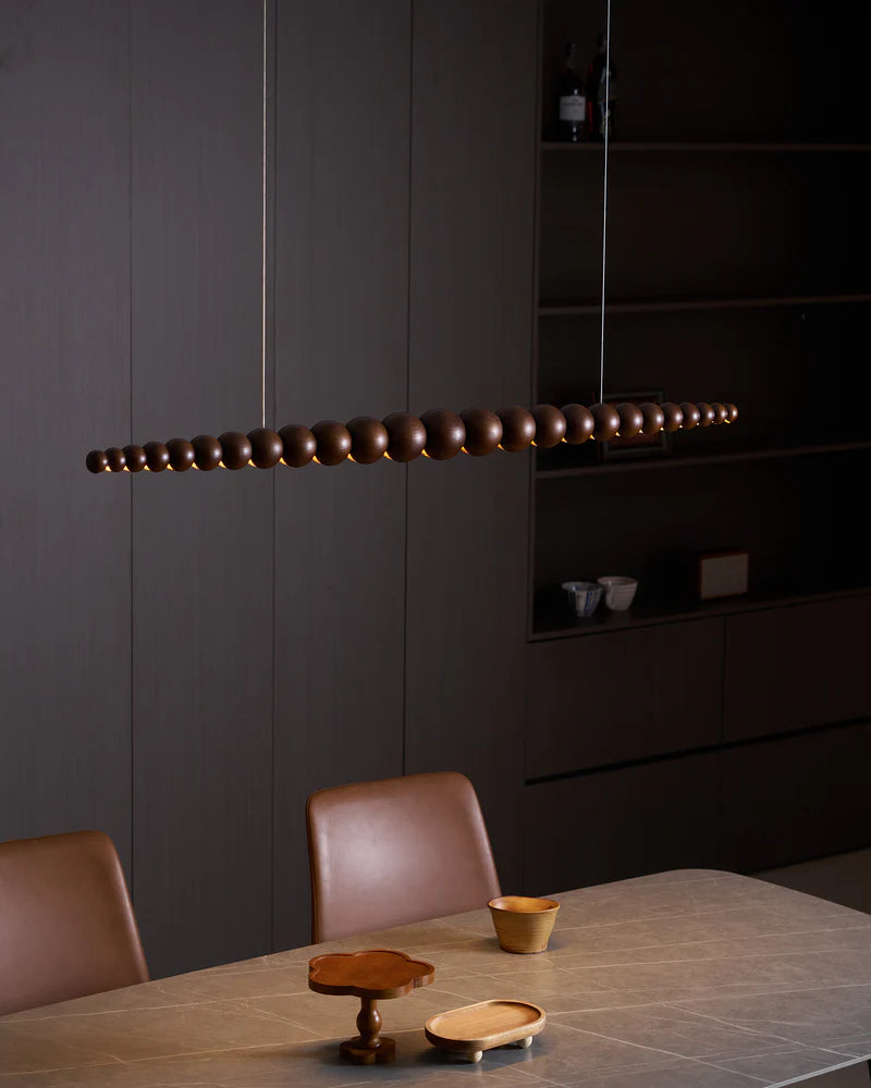 Woodline Orb Chandelier - Yiarolight