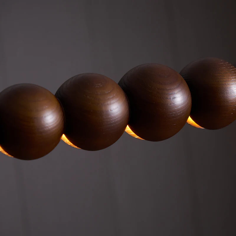 Woodline Orb Chandelier - Yiarolight