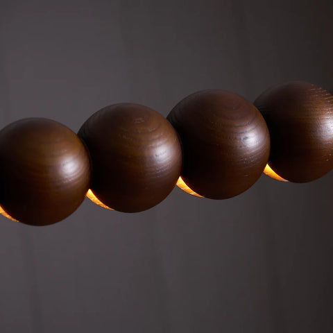 Woodline Orb Chandelier - Yiarolight