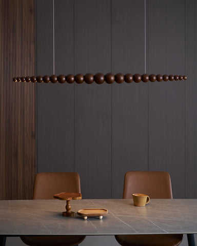 Woodline Orb Chandelier - Yiarolight