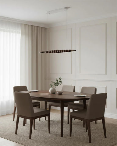 Woodline Orb Chandelier - Yiarolight