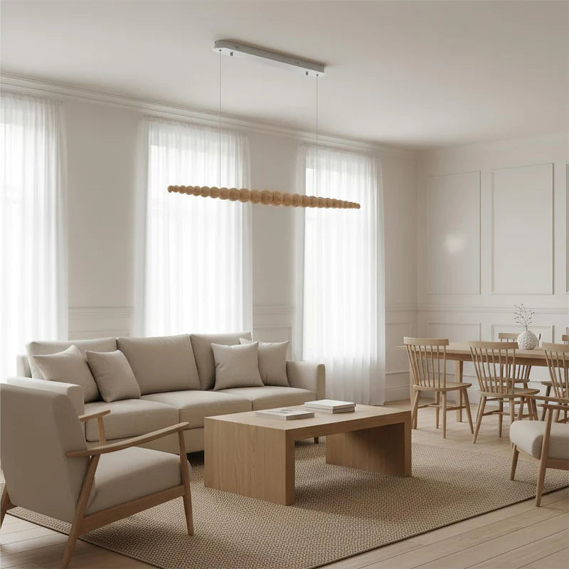 Woodline Orb Chandelier - Yiarolight