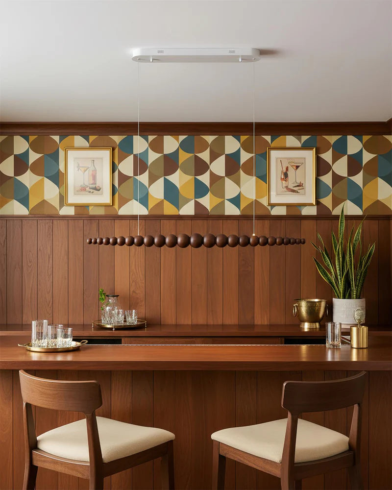 Woodline Orb Chandelier - Yiarolight