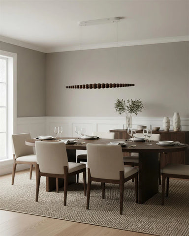 Woodline Orb Chandelier - Yiarolight