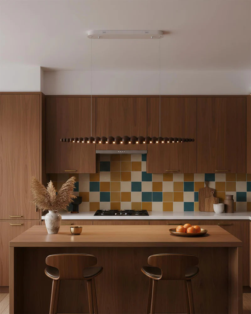 Woodline Orb Chandelier - Yiarolight