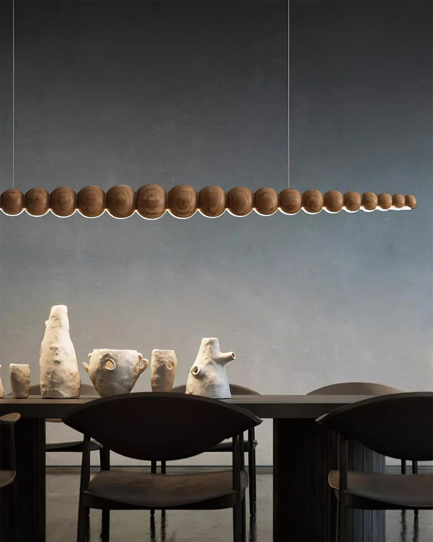 Woodline Orb Chandelier - Yiarolight