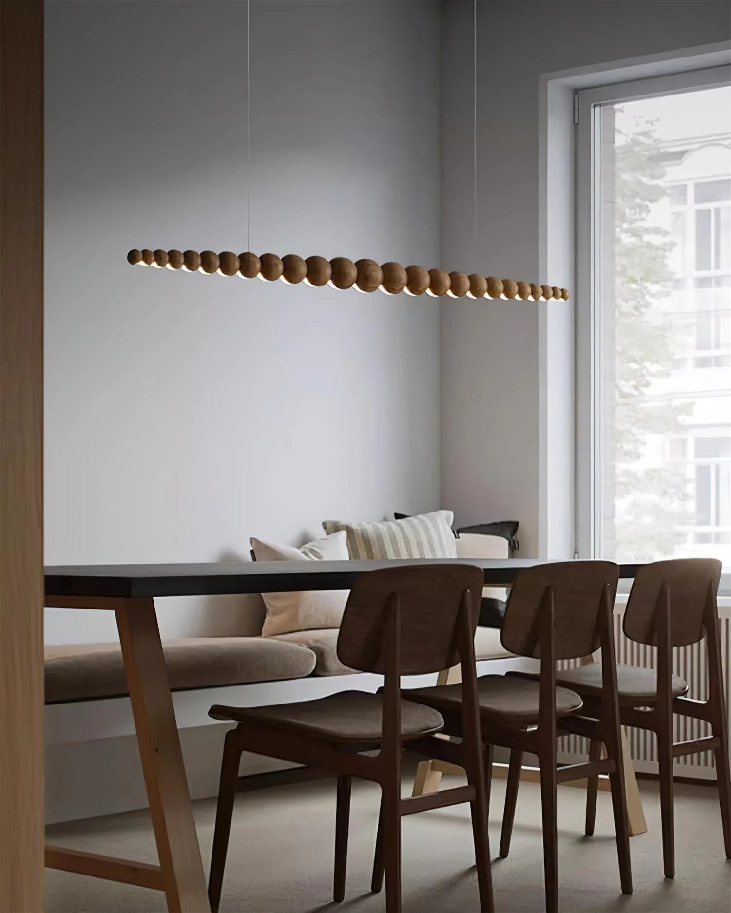 Woodline Orb Chandelier - Yiarolight