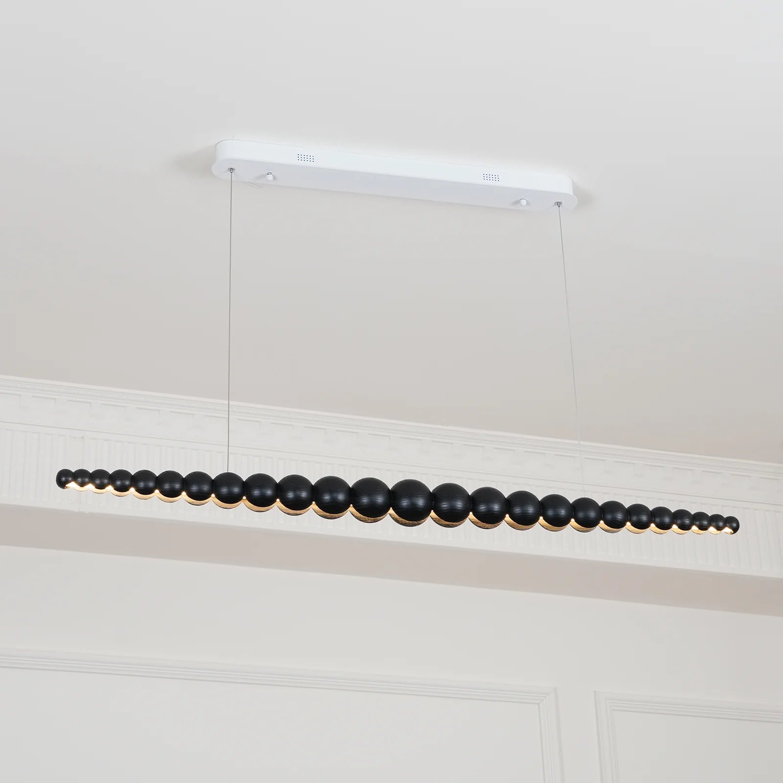 Woodline Orb Chandelier - Yiarolight