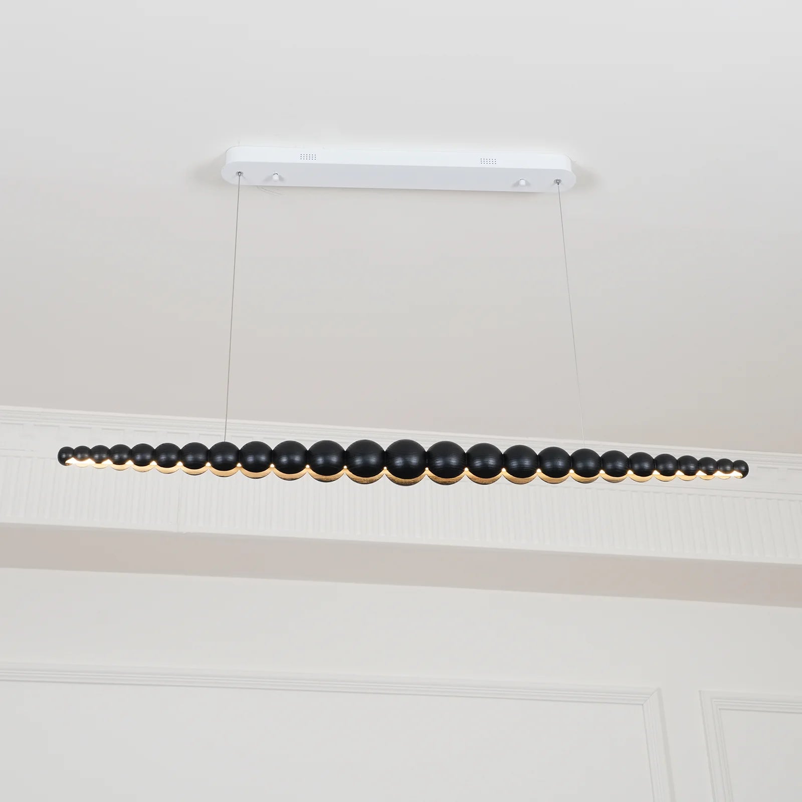 Woodline Orb Chandelier - Yiarolight