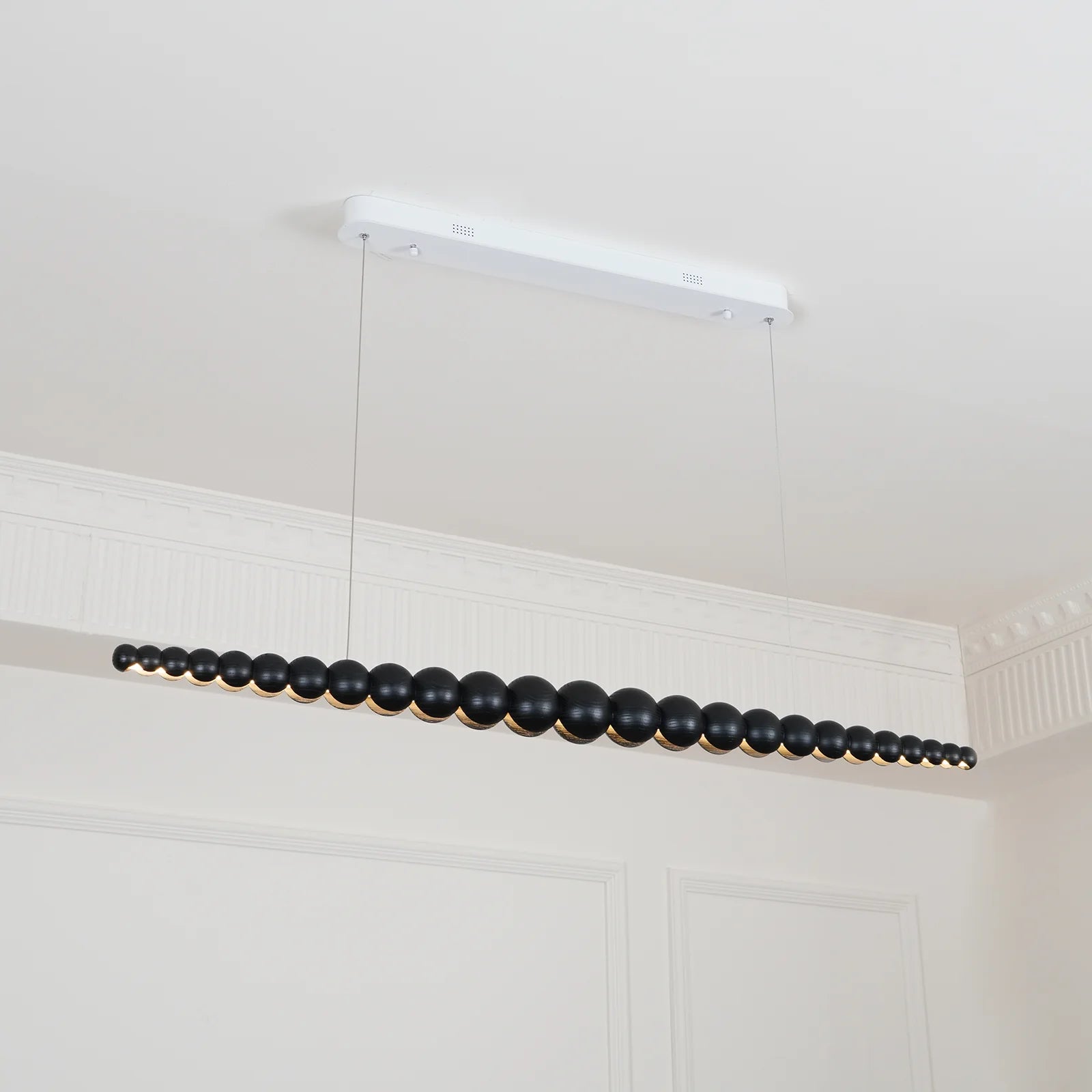 Woodline Orb Chandelier - Yiarolight