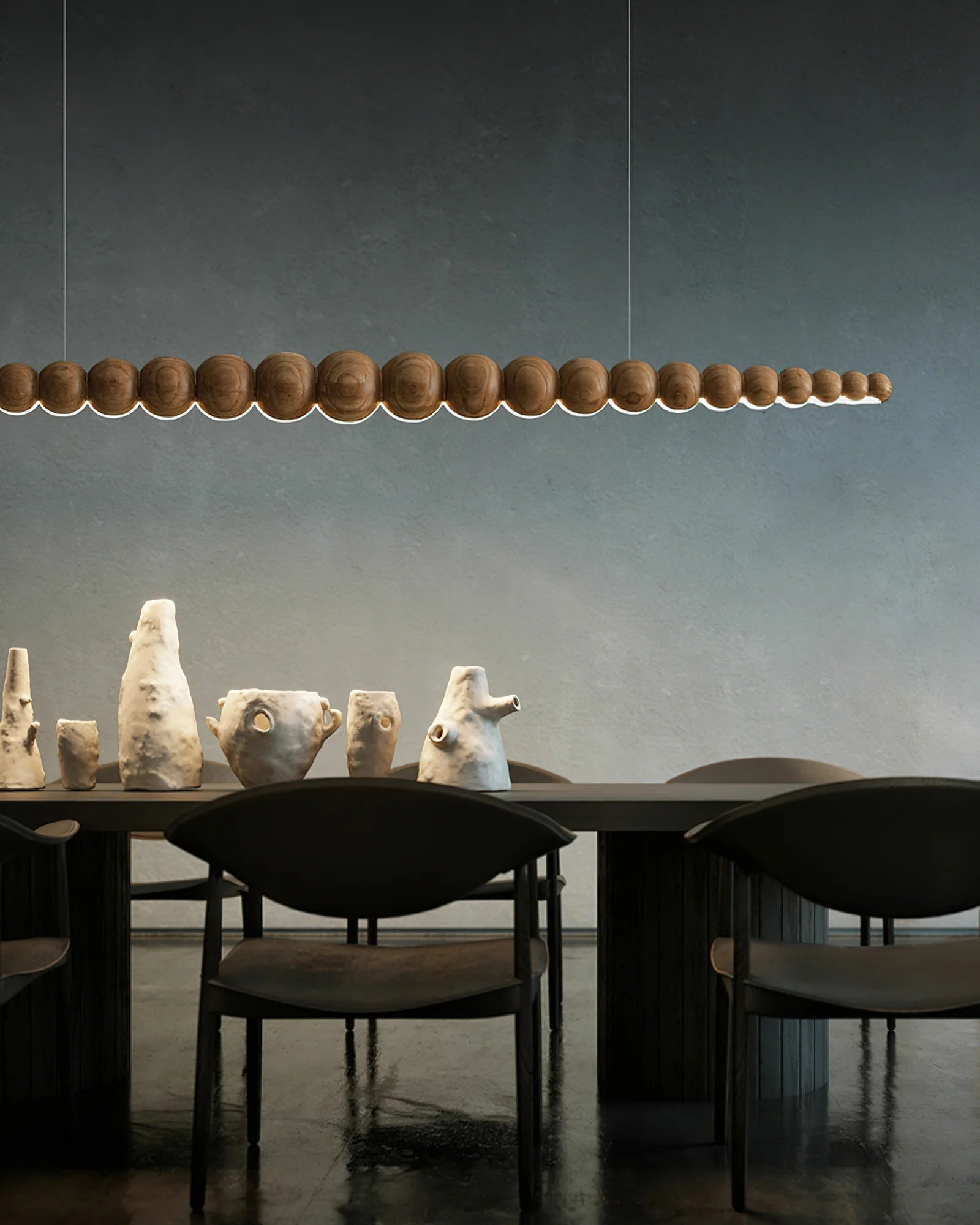 Woodline Orb Chandelier - Yiarolight