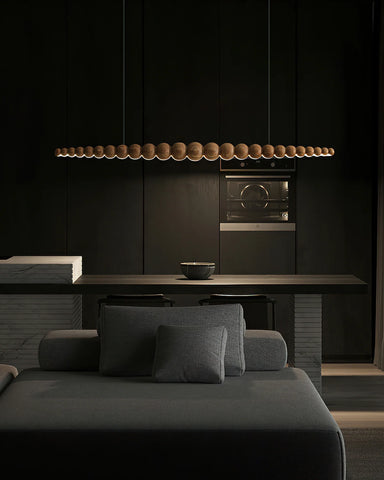 Woodline Orb Chandelier - Yiarolight