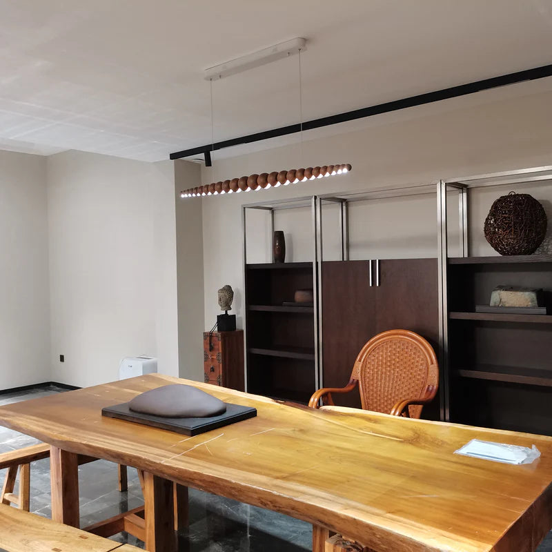 Woodline Orb Chandelier - Yiarolight