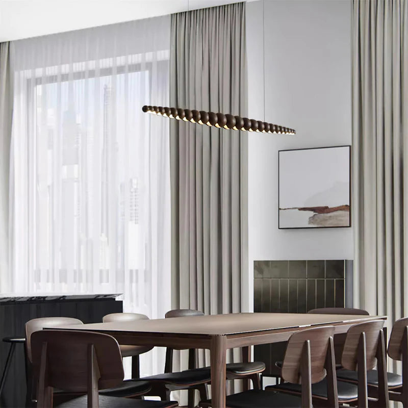 Woodline Orb Chandelier - Yiarolight