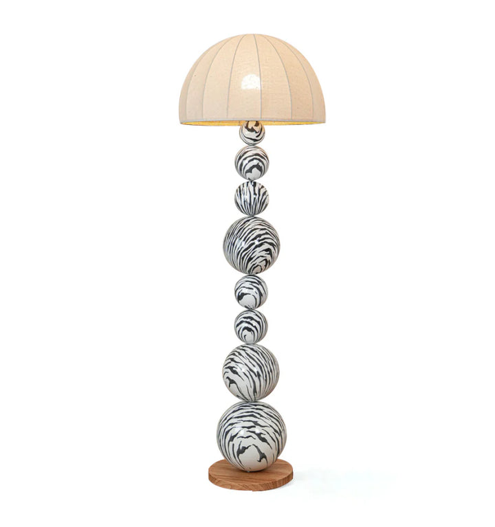 Zebra Floor Lamp