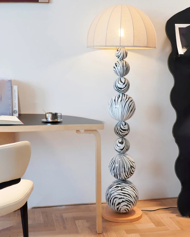 Zebra Floor Lamp