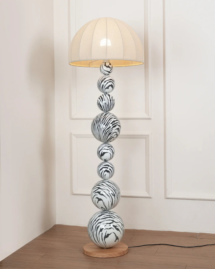 Zebra Floor Lamp