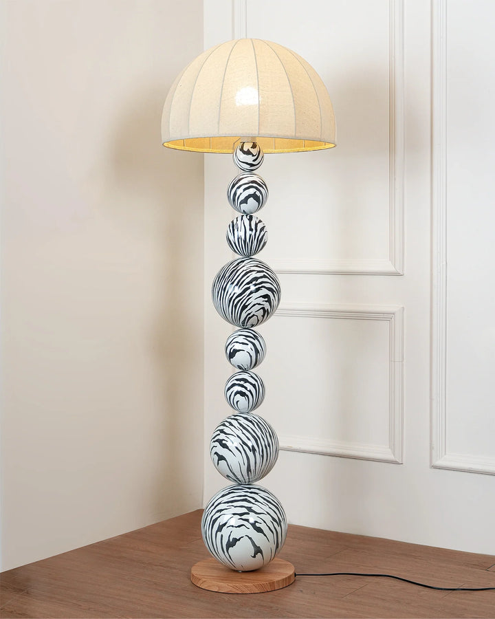 Zebra Floor Lamp