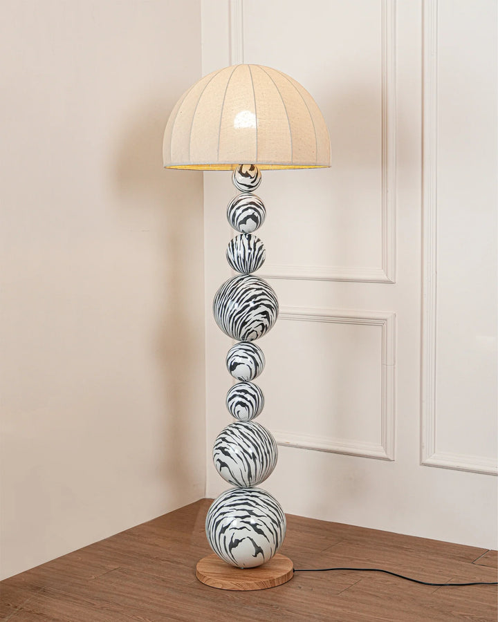 Zebra Floor Lamp