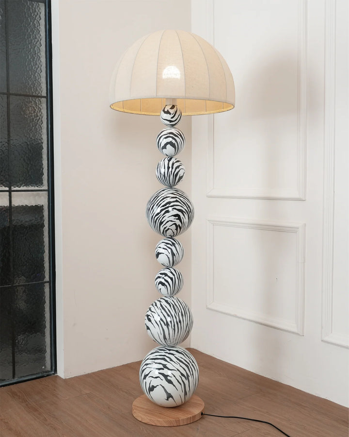 Zebra Floor Lamp