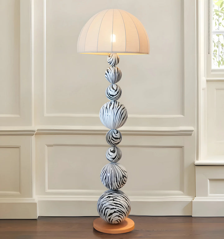 Zebra Floor Lamp