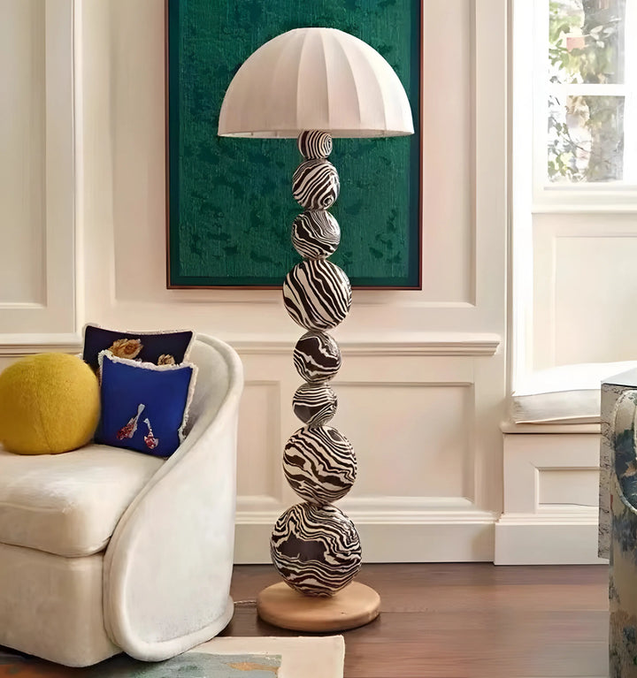 Zebra Floor Lamp