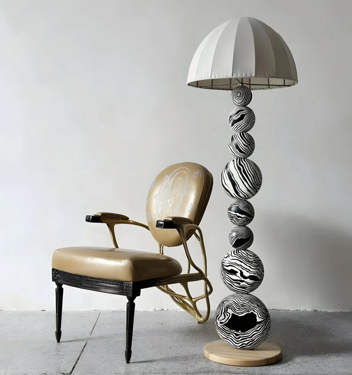 Zebra Floor Lamp