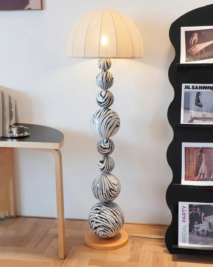 Zebra Floor Lamp