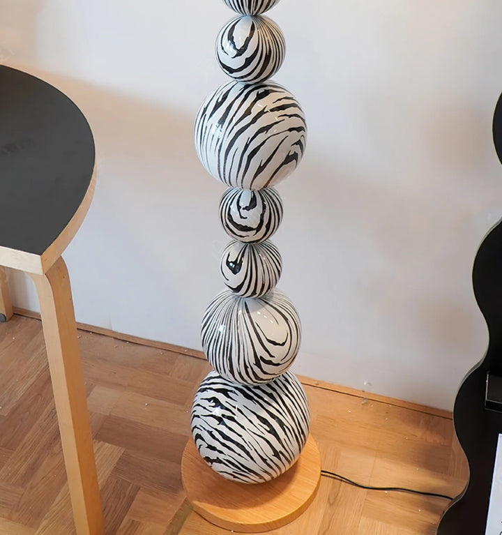 Zebra Floor Lamp