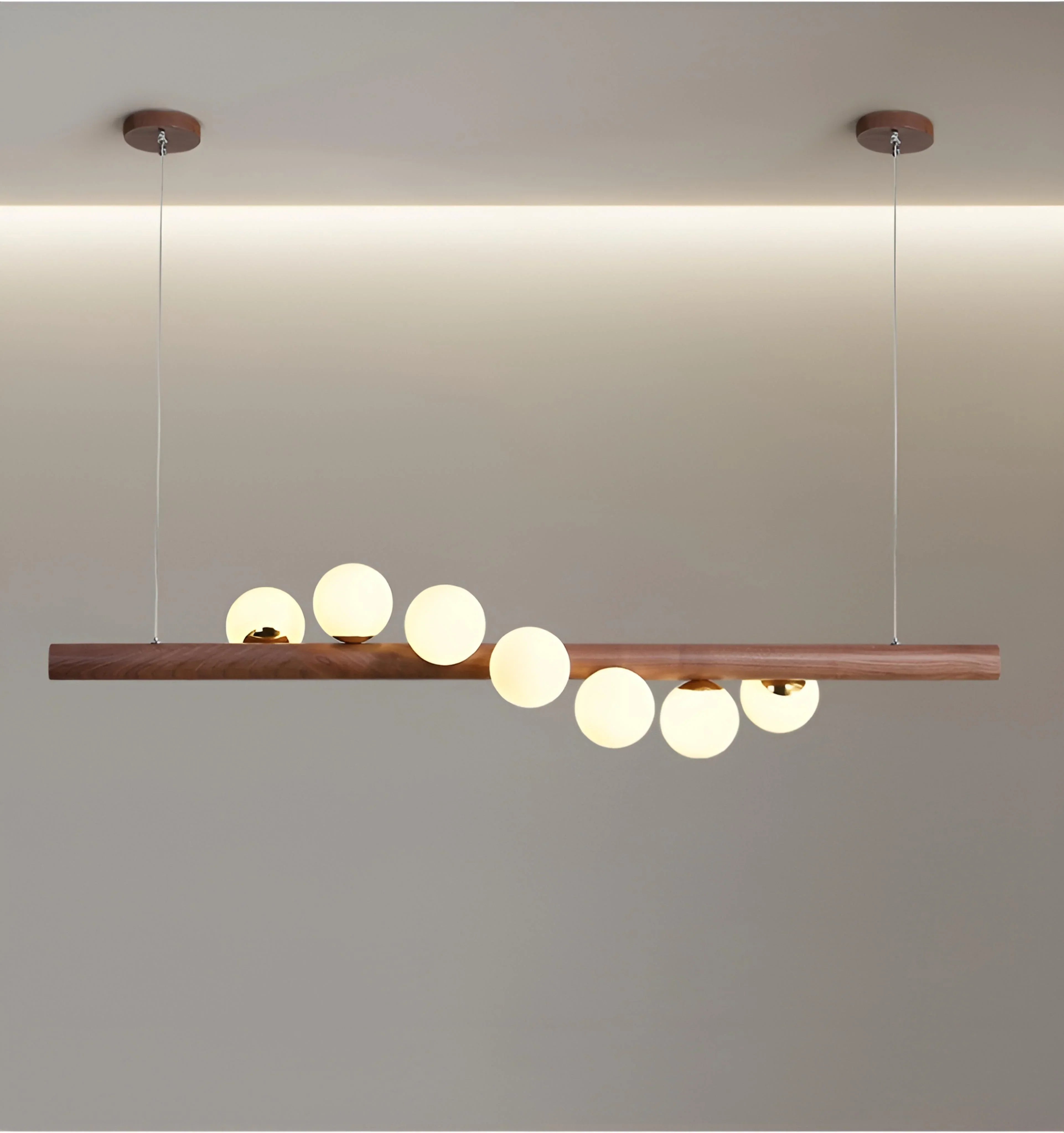 Amelia Log Bubble Chandelier